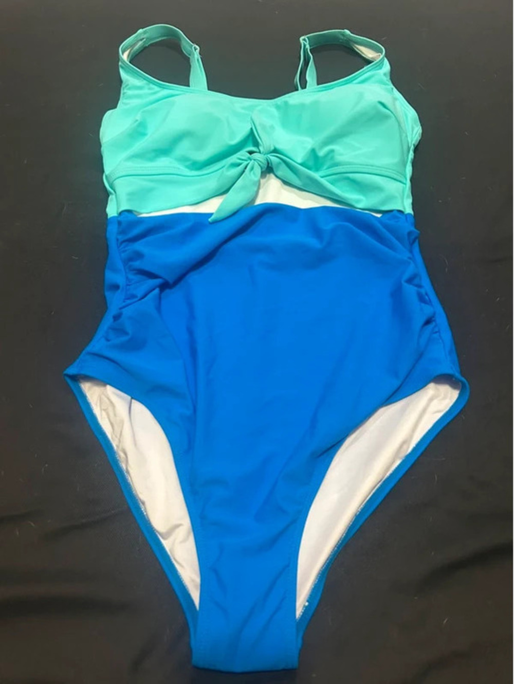 Eomenie Women's One Piece Swimsuit Tummy Control Slimming Cutout Tie Knot